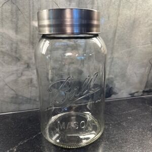 Ball 4L (135oz) Mason Jar Vintage Glass Extra Large Decoration Made In USA W/lid